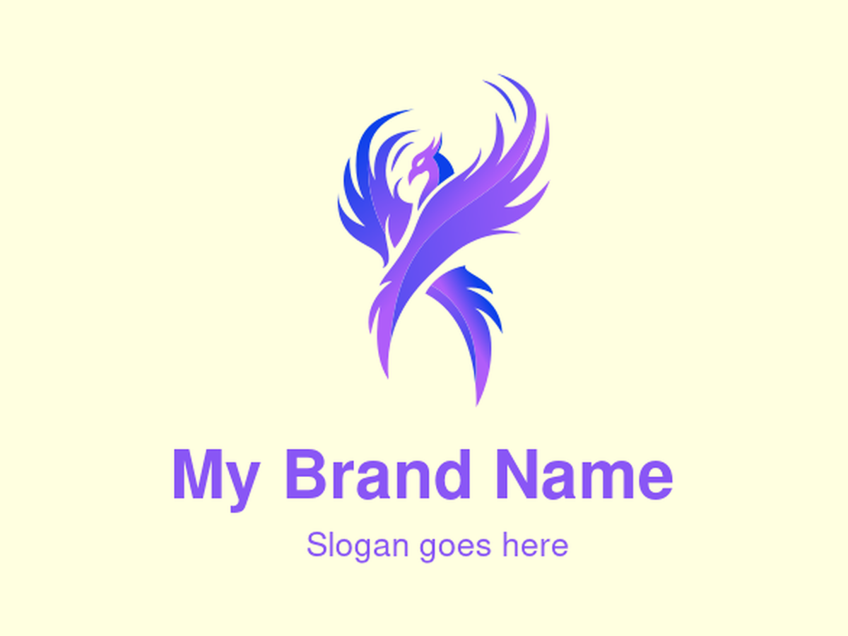 Vibrant Phoenix Logo Design